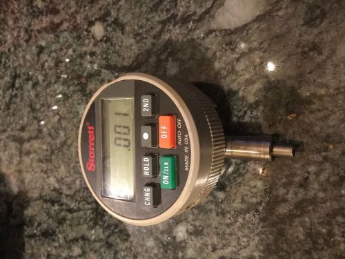 STARRETT F2710-0 WISDOM PLUS ELECTRONIC DIAL INDICATOR used 1/4 inch 0.00005