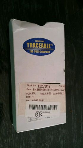 Thomas Traceable Dual Thermometer with 2 Probes, -58 to 158 degree F, #1227U12