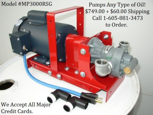 New waste oil/bulk oil/vegetable oil transfer pump,biodiesel,mineral oil,wvo,svo for sale