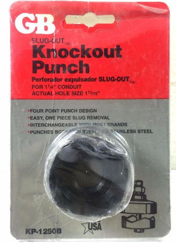 Gardner Bender 1 1/4&#034; Slug-Out Knockout Punch KP1250B