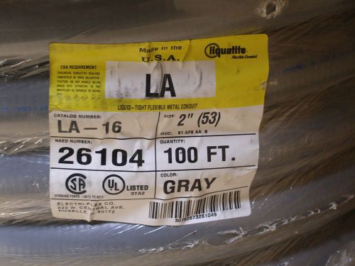 Liquatite LA-16 2&#034; Flexible Conduit E-Flex - 10&#039;