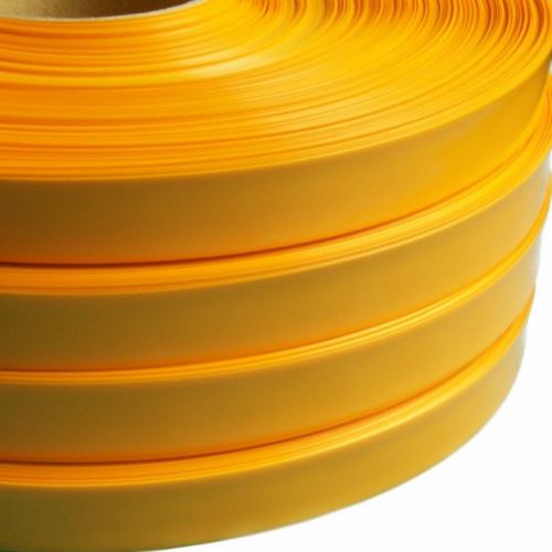 26650 battery sleeve pvc heat shrinkable tube wrap light orange width 43mm x 5m for sale