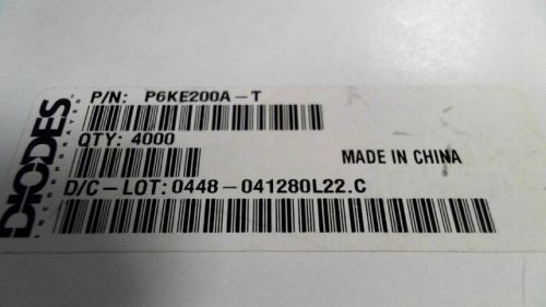 400-pcs uni-directional 600w 171v diodes p6ke200a-t 6ke200 p6ke200at for sale