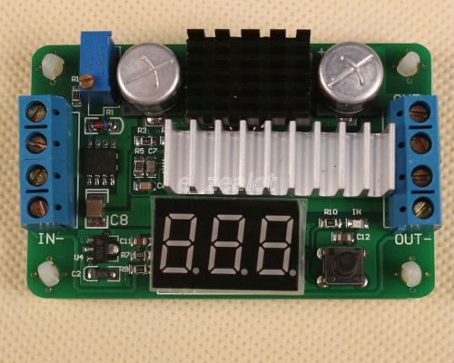 Dc-dc step up boost module power supply 3.5v to 30v 100w led voltmeter  ltc1871 for sale