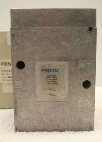 FESTO VL/0-3-3/4 Pneumatic Valve **NEW in Box** Series N902