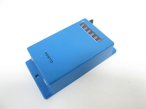 Festo PZA-A-B Pneumatic Counter, 6-Digit, 2-8 bar, 29-116 PSI, M5 Connection