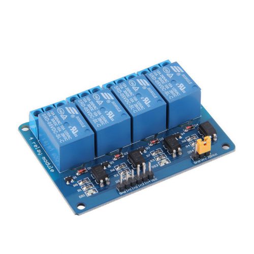 New 4 channel 5v relay module board shield for pic avr dsp arm mcu arduino lx for sale
