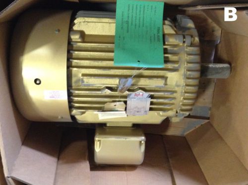 Baldor EM4100T Super E 15 HP Electric Motor 1180 RPM 286T Frame TEFC NIB