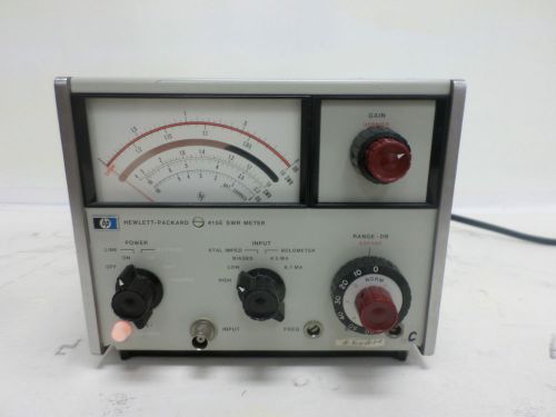 HP / Agilent 415E SWR Meter Benchtop Tester--Hewlett Packard