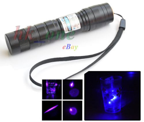 Military 405nm Blau /Blue Laser Pointer Light Lazer Beam High Power Tactical Pen