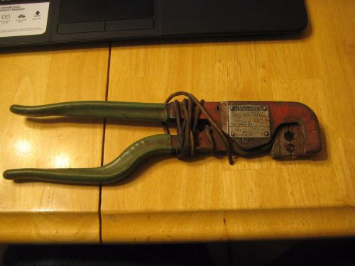 Thomas &amp; Betts Tools Sheath Wire Crimping Pliers Model #WT-217-18