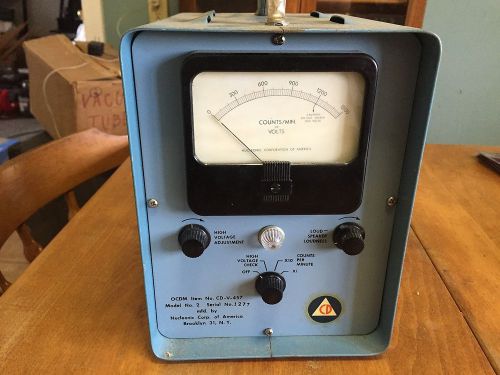 CD Civil defence CDV-457 Nucleonic geiger counter meter