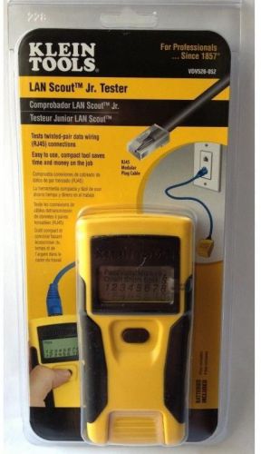 Klein Tools LAN Scout Jr. Tester VDV526-052 *Brand New Factory Sealed*