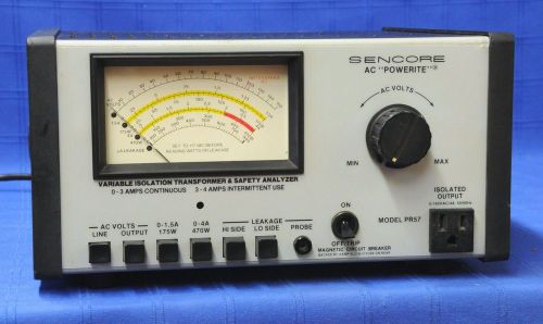 Sencore pr57 ac powerite variable transformer for sale