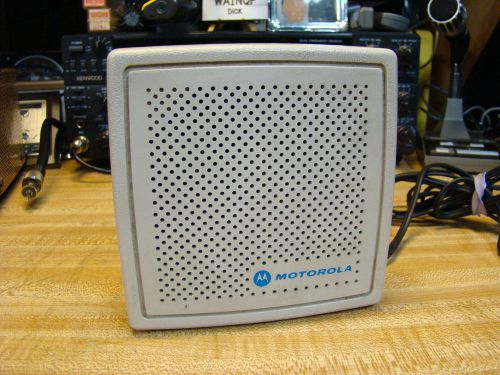 Vintage motorola tsn6016b two-way radio speaker with mounting bracket for sale