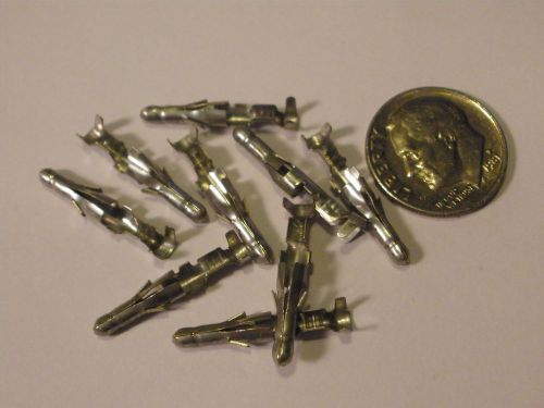 ( 25 PC. ) AMP 770147-1 MALE CONNECTOR, CRIMP,  .093 FOR 24 - 18 AWG