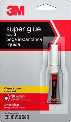 3m 18003-12 super glue liquid, .07-ounce, pack of 12 for sale