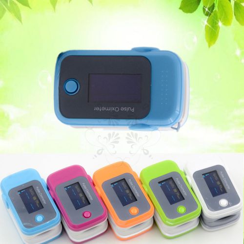 Fingertip pulse oximeter SPO2 monitor pulso CE FDA-ES YB freeship Blue color