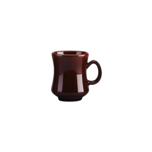 Diversified Ceramics DC100-LB Laredo Brown 8.5 Oz. Madrid Mug - 12 / CS