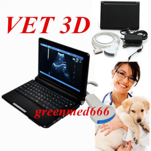 Vet 3D Image Full Digital Laptop Ultrasound Scanner Machine 3.5MHz Convex Probe