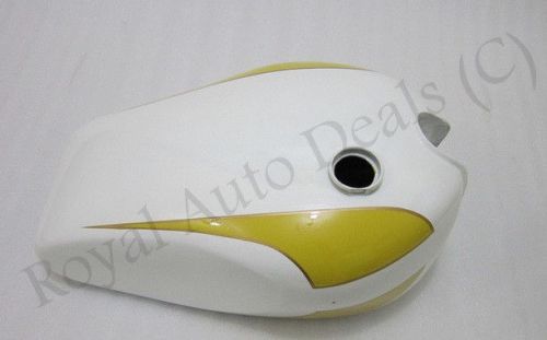 TRIUMPH T160 TRIDENT CREAM AND YELLOW PAINTED GAS FUEL PETROL TANK BRAND NEW