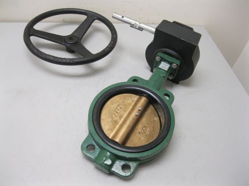 6&#034; Jenkins CI Wafer-Style 2222EL Butterfly Valve NEW P17 (1942)