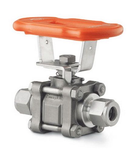 Swagelok ss-62ts6-jk ball valve, reinforced ptfe seats, 3/8 in. for sale