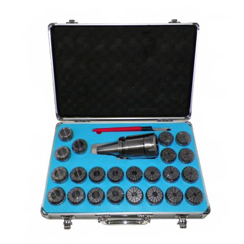 ZLIVECENTER BT40 ER40 MILLING COLLET CHUCK SET 23 PCs BT 40 ER 40 COLLET CHUCK