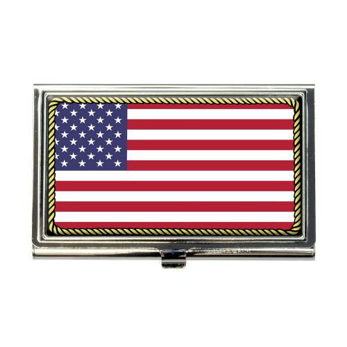 Flag of USA Business Credit Card Holder Case