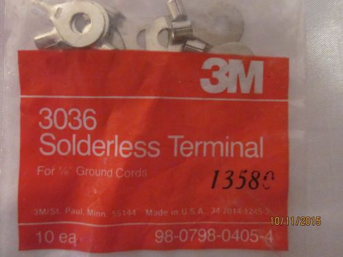 3m solderless terminnal for 1/8&#034; ground cords anti static equipment for sale