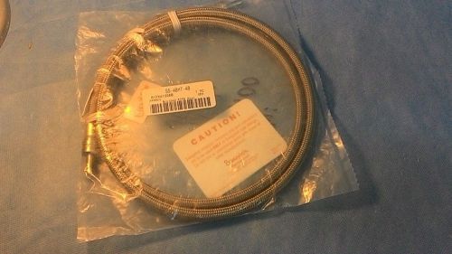 SWAGELOK 1/4&#034;x48&#034; STAINLESS STEEL BRAIDED HOSE SS-4BHT-48