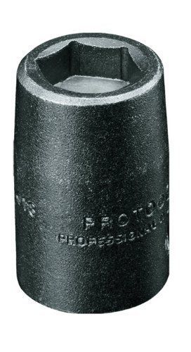 Stanley Proto J4714B 1/4-Inch Drive 6 Point Oxide Socket  7/16-Inch  Black