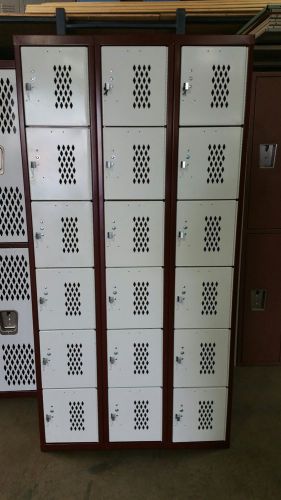 Art Metal Six High Box Lockers