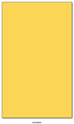 Goldenrod - colored card / cover stock 67lb. size 8.5 x 14 legal / menu size ... for sale