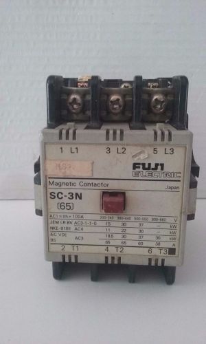 FUJI MAGNETIC CONTACTOR  SC-3N     SC3N     {65}