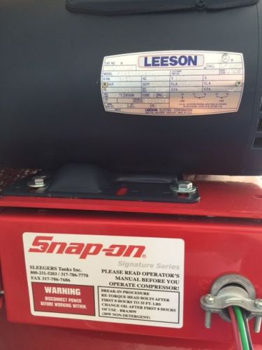 Brand New Snap On BRA517V, Air Compressor, 70 gallon, 5.0 HP, 175 max. PSI