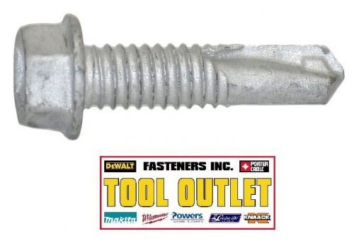 Itw buildex (1088000) #12-24 x 7/8&#034; self-drilling hex head screw (tek-4) 100/box for sale