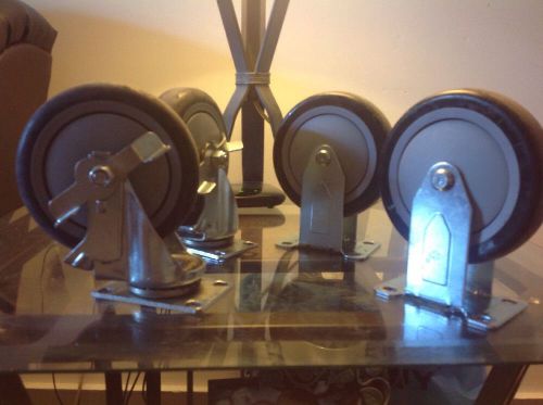 5&#034; caster wheel we&#039;re always around sc set of (4) for sale