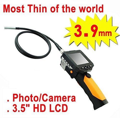 Waterproof Inspection Camera, Yuanj 3.9 Mm Borescope Endoscope 4xzoom Rotate