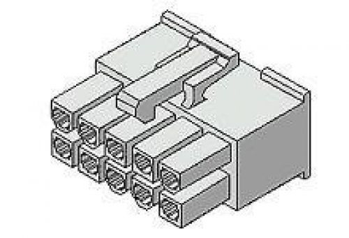 Molex Headers &amp; Wire Housings 16 CKT RCPT HOUSING (10 pieces)