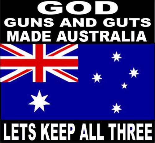God Guns And Guts Made Australia, Lets Keep All Three SG-21