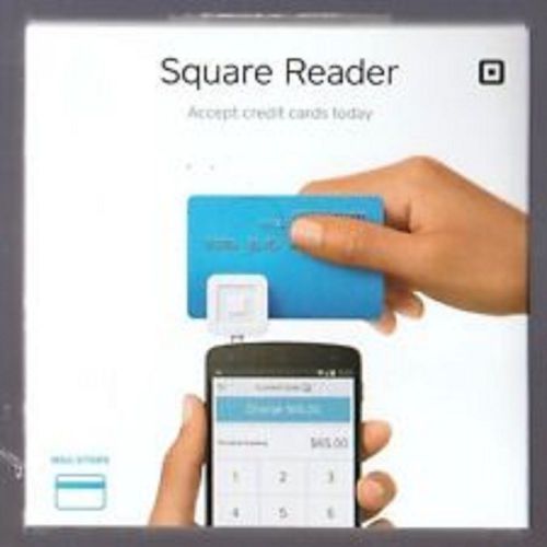 New Square Credit Debit Card Reader for Apple iPhone and Android White