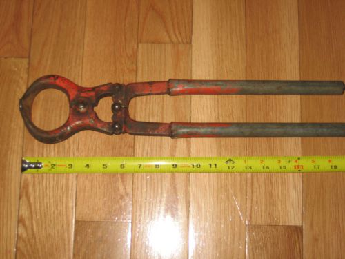 Burdizzo Bull Calf Steer Swine Plier 18 inches ITALY VINTAGE HEAVY Pair