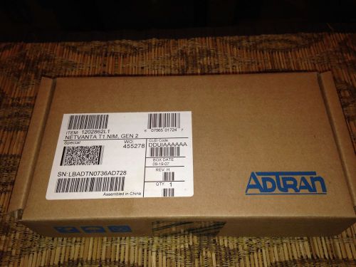 Adtran NetVanta T1 Network Interface Module Card GEN 2 1202862L1