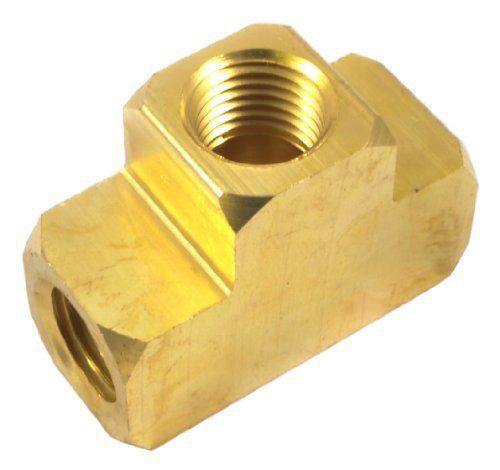 Forney 75363 Brass Tee, 1/4-Inch Female NPT, 150 PSI