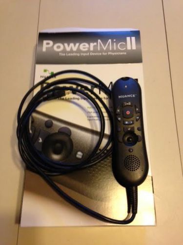 Nuance Power Mic II D0POWM2N-005 Dictation