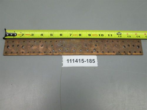 Copper Main Bus Ground Bar 1 3/4&#034; X 3/16&#034; X 14 3/8&#034;