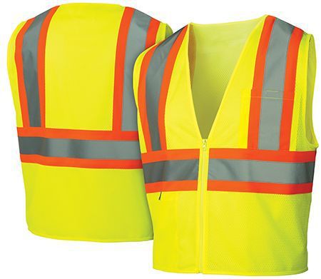 SAFETY VEST,CL 2,LIME,XL