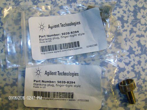 Blanking Plug, finger tight style, Agilent 5020-8294, (2 each)