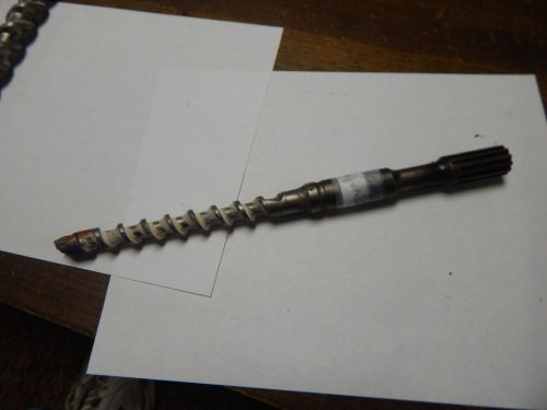 ANSI  5/8&#034; Spline Shank Masonary Twist Drill Bit